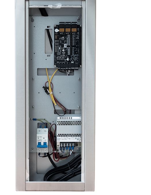 Egylb fl-automata ejtkaros forgvilla, ZKTeco TS-MTS1000 nyitva